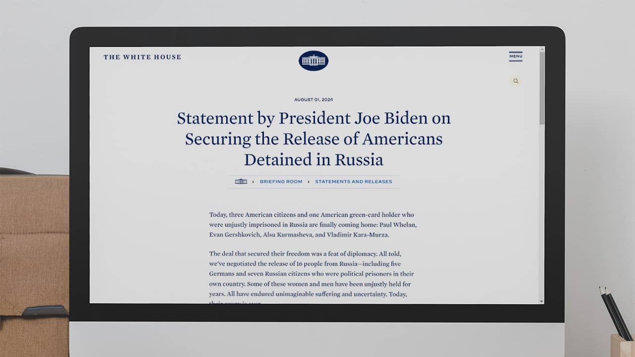 Statement by President Joe Biden on Securing the Release of Americans Detained in Russia