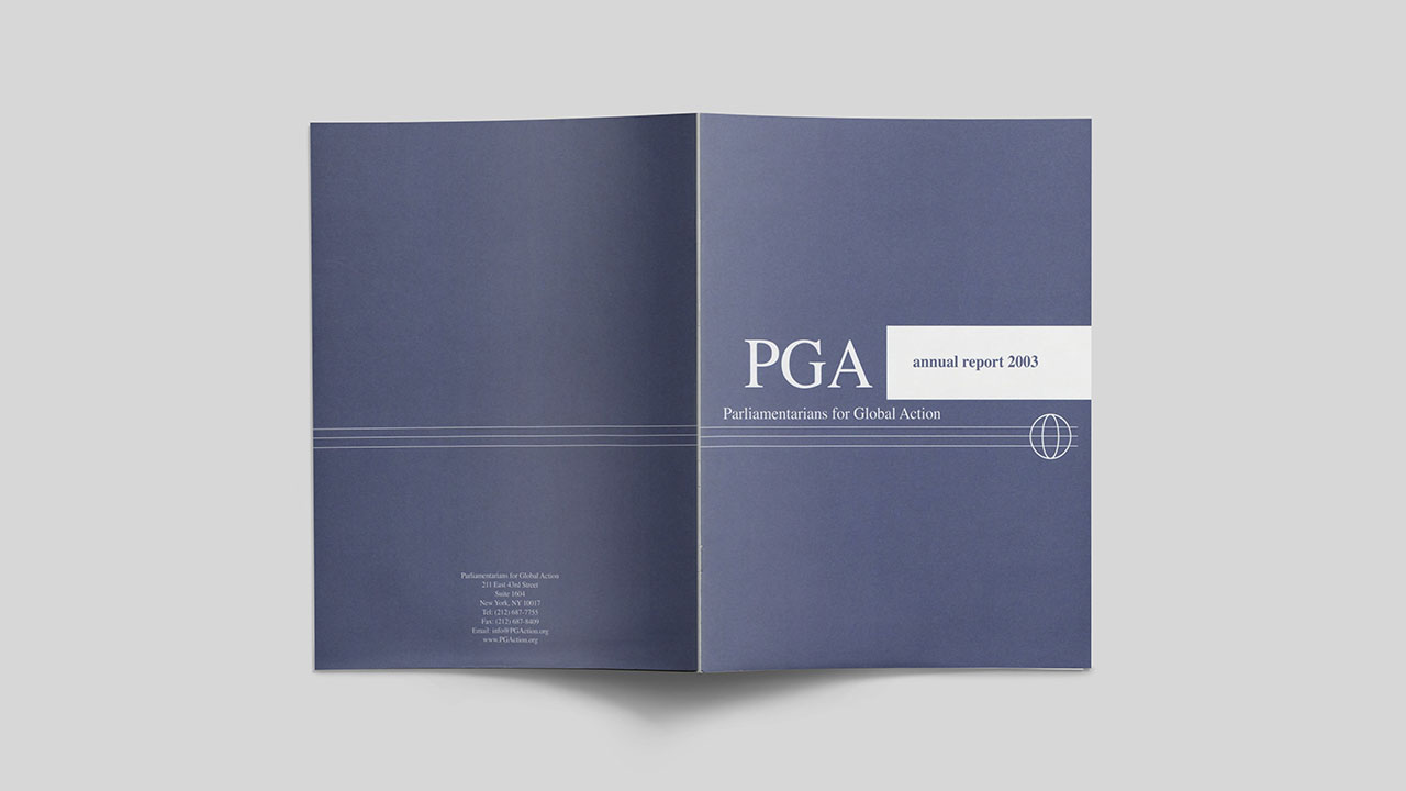 PGA Annual Report 2003 - Resources for Parliamentarians