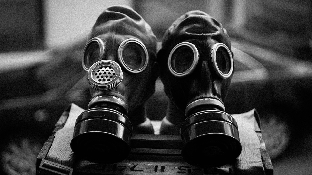Photo by Александр Македонский: https://www.pexels.com/photo/close-up-photo-of-gas-masks-3591394/