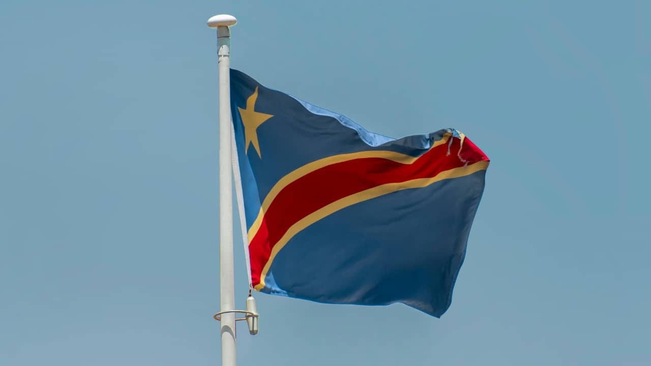 Bandera de la República Democrática del Congo. Crédito de la foto: Pexels.